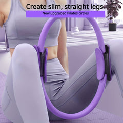 Yoga Pilates Stretching Ring Fitness Circle With Handle Arm Training