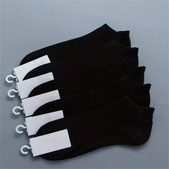 6pairs Soft Solid Low Cut Ankle Socks