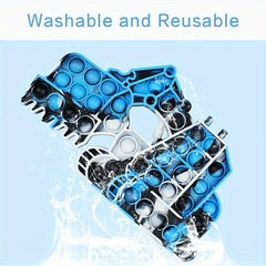 2pcs Excavator Silicone Push Bubbles Fidget Pop Sensory Toy