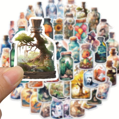 50pcs Waterproof Skateboard Decoration Stickers