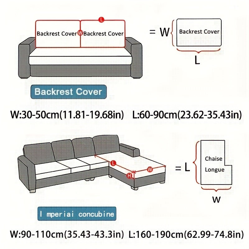 Printed Stretch Elastic Sofa Cover Furniture Protector