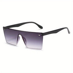 Men's Vintage UV Block Glasses + Leather Bag & Case