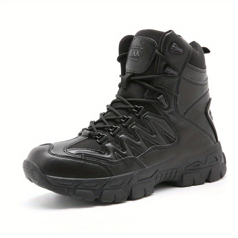 Men's Zipper Tactical Boots for Adventure