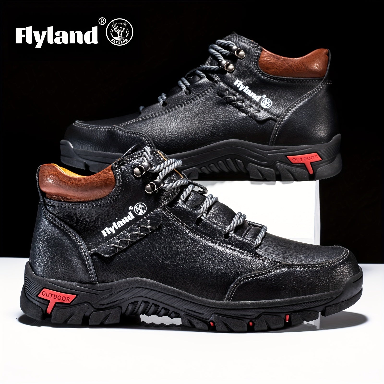 FLYLAND Men's Chukka Ankle Boots Outdoor Sport Shoes