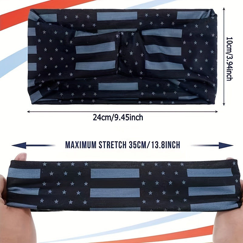Independence Headbands Sports Headband 4th of July Hair Accessories for Men