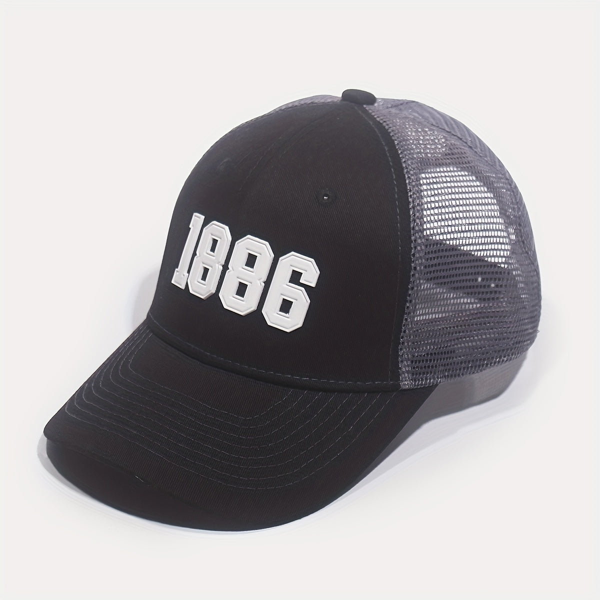 1886 Block Mesh Hat Trucker Baseball Cap