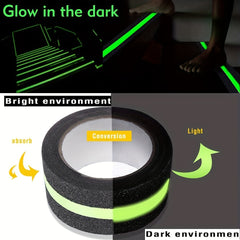 1pc Glow In Dark Heavy Duty Anti Slip Tape 5.08cm x 5.03m Waterproof