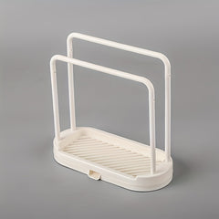 Kitchen Sponge Holder Dishcloth Hook Sink Rack Tray Organizer