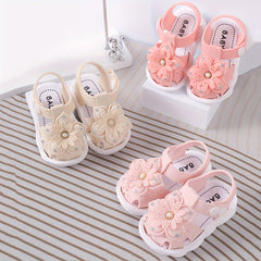 Baby Girls Flower Sandals Breathable Non-slip All Seasons