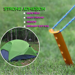 8pcs Aluminum Alloy Pegs Beach Sand Ground Stakes Tent Accessories