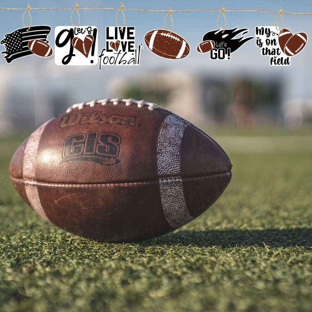 Football Coach & Team Ornaments Set - School & Friends Family Decoration