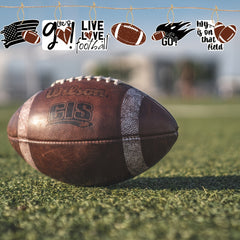 Football Coach & Team Ornaments Set - School & Friends Family Decoration