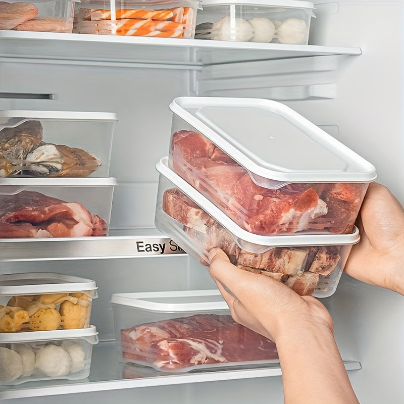 3pcs Transparent Refrigerator Storage Boxes for Fresh Fruits Vegetables