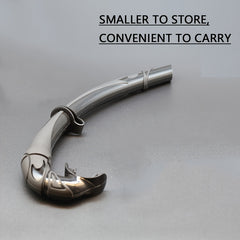 Silicone Freediving Snorkel for Diving Swimming