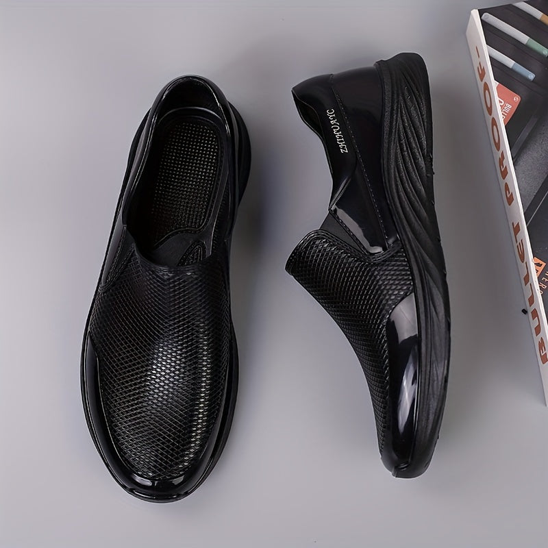 Men's Casual Leather Loafer Shoes Comfy Slip On Shoes Spring Summer