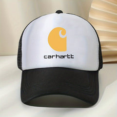 Colorblock Baseball Cap Mesh Trucker Hat Sun Protection