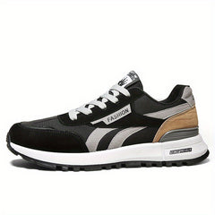 Men's Lace up Sneakers Casual Walking Shoes Comfortable Low Top