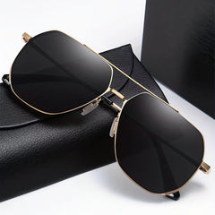 Photochromic Double Bridge Aviator Sunglasses for Men Women UV400