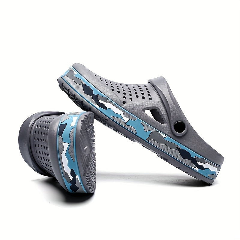 Men's Camouflage Clogs Garden Shoes Lightweight Sandals