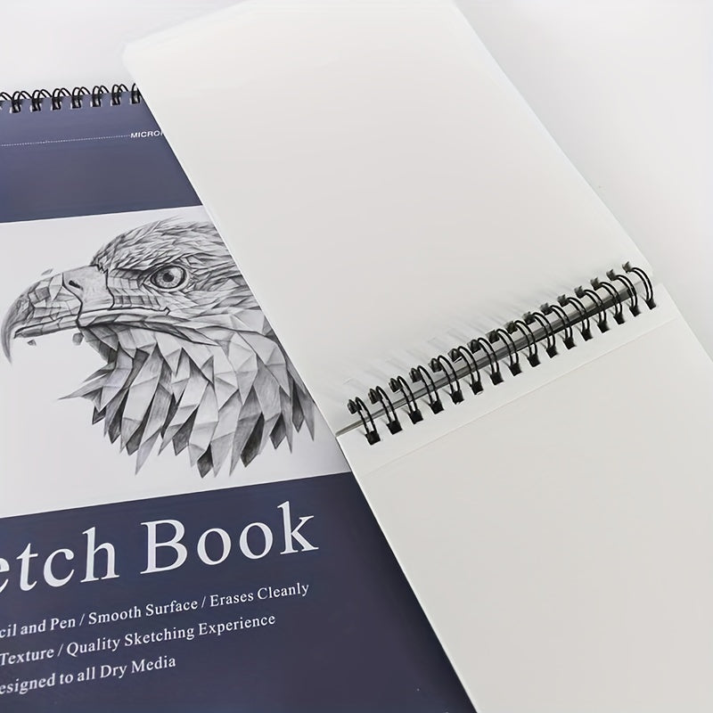 1pc Top Spiral Bound Sketch Pad 50 Sheets 120gsm Acid-Free Art Sketchbook