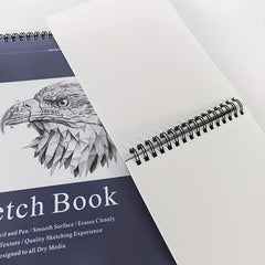 1pc Top Spiral Bound Sketch Pad 50 Sheets 120gsm Acid-Free Art Sketchbook