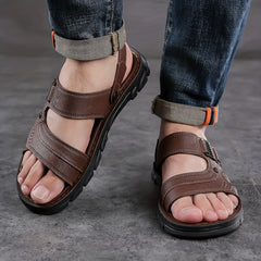 Men's Hollow Out Casual Sandals Non Slip Open Toe Outdoor Beach Shoes