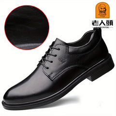 Men's Derby Shoes Lace up Front Dress Shoes For Men Business Formal Wedding