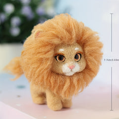 Cartoon Lion Punch Needle Starter Kit DIY Embroidery Yarn Punch H