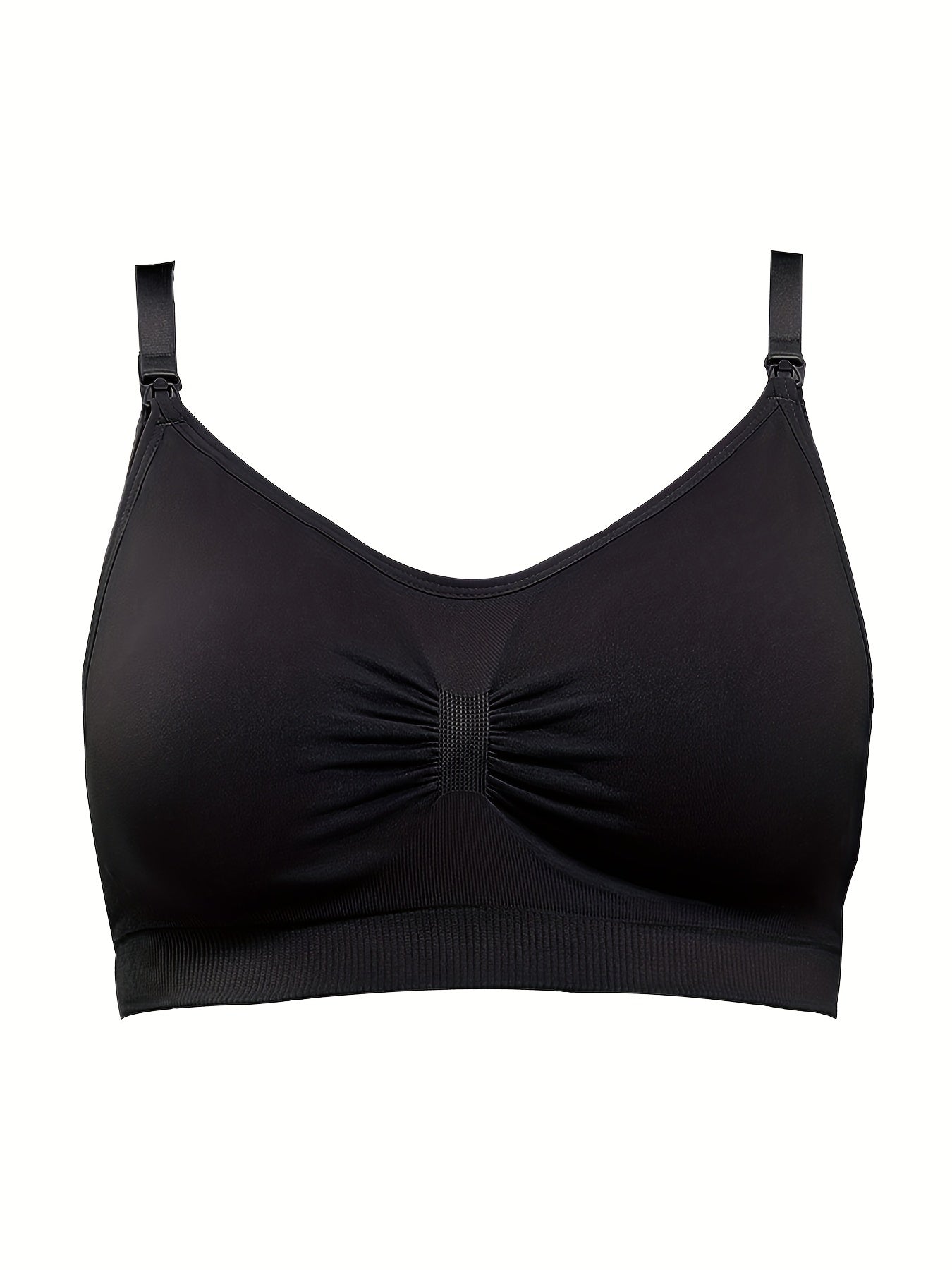 Sports Bra Women's Plus Solid Ribbed
