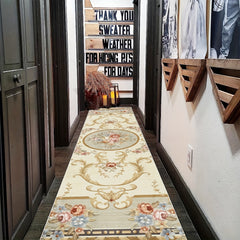 Vintage Floral 2'X10' Runner Rugs Traditional Laundry Room Rug