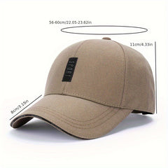 Casual Letter Embroidery Baseball Cap Lightweight Suns Protection Solid Hat