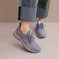 Women's Mesh Running Shoes Breathable Non Slip Lightweight Outdoor Sneakers