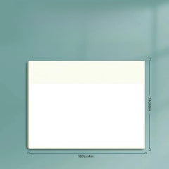 50pcs Transparent Sticky Note Stickers for Students, Stickable Bookmark Stickers