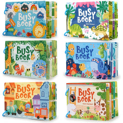 Silent Books Paper Supplies Transport Alarm Clock Dinosaur Ocean Farm Flashcards