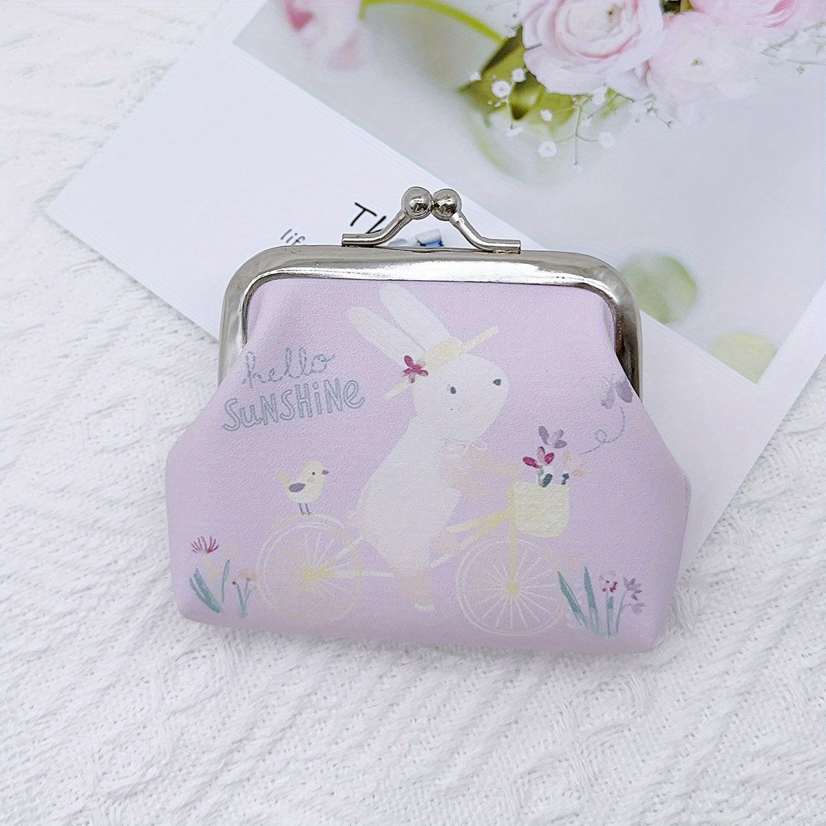 Girls Coin Purse Rabbit Pattern Coin Purse Bag Birthday Gift