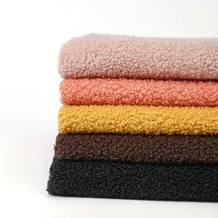 Little Teddy Curly Fleece Soft Plush Toy Sofa Cushion