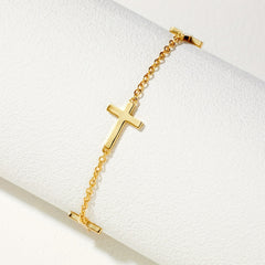 Vintage Style Cross Chain Bracelet Hand Jewelry Party Favors