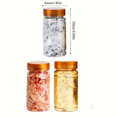 Metallic Foil Flakes Resin Mold Fillings Jewelry Making Crafts Slime Nail Art