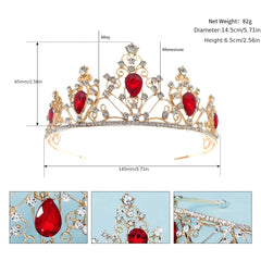 Hollow Rhinestone Crown Hairband Headband Tiara Wedding