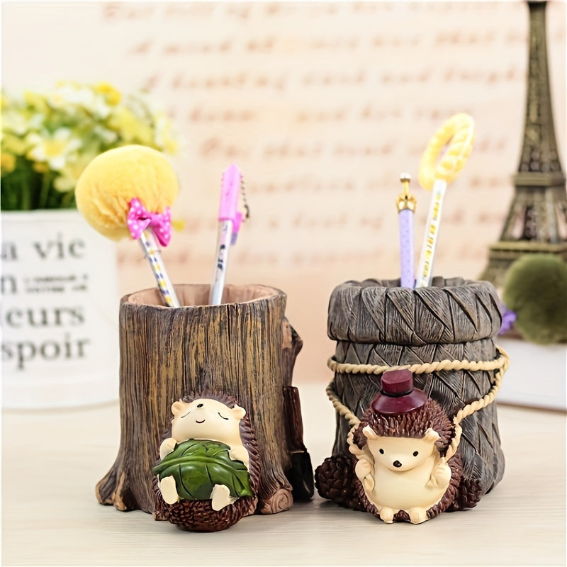 Adorable Hedgehog Pen Holder