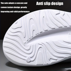 Men's Lightweight Open Toe Slippers for Indoor Outdoor Shower Bathroom