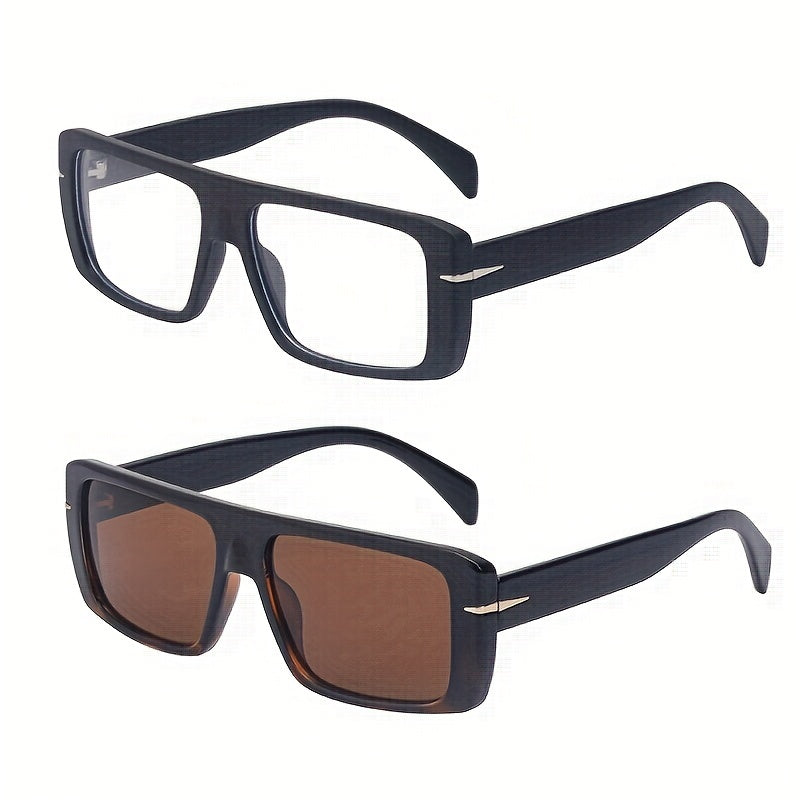 Vintage Square Sunglasses UV Protection Small Frame