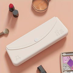 Portable Silicone Travel Cosmetic Bag Large Capacity Makeup Brush Storage