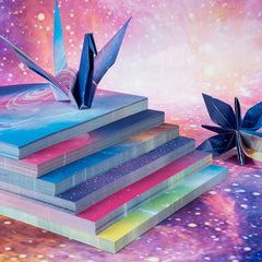 Starry Sky Paper Folding 48 Sheets Double Sided Origami Paper Kit