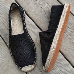 Men's Casual Slip-On Espadrilles Loafer Shoes