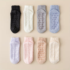 Cozy Fuzzy Socks Warm Crew Short Women's Stockings