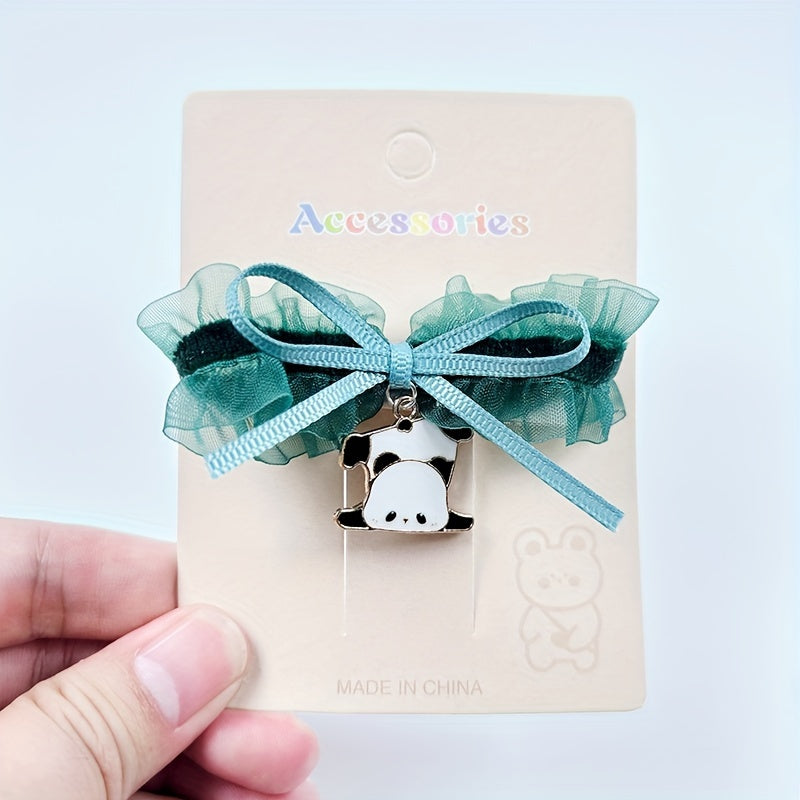 Adorable Panda Hair Clip Set