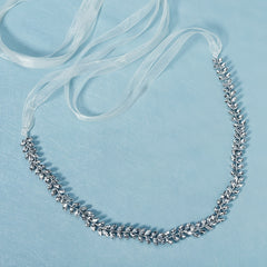 Wedding Sash Bridal Belts Rhinestone Hairband For Grown Formal Dress
