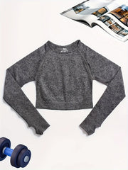 High Perf. Women's Workout Shirt Long Sleeve Quick-Drying Breathable Stretch
