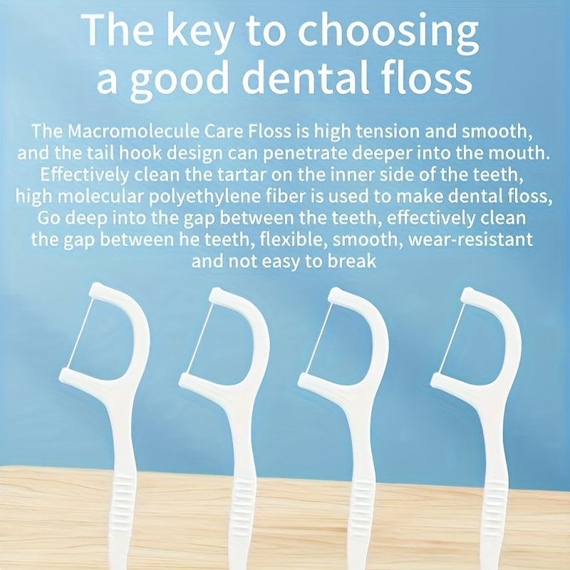 Comfort Clean Sensitive Gums Floss Picks Soft & Silky Ribbon - 150pcs